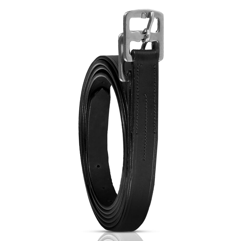 2413 Genuine Leather English Riding Stirrup Leathers, Ideal For Schooling
